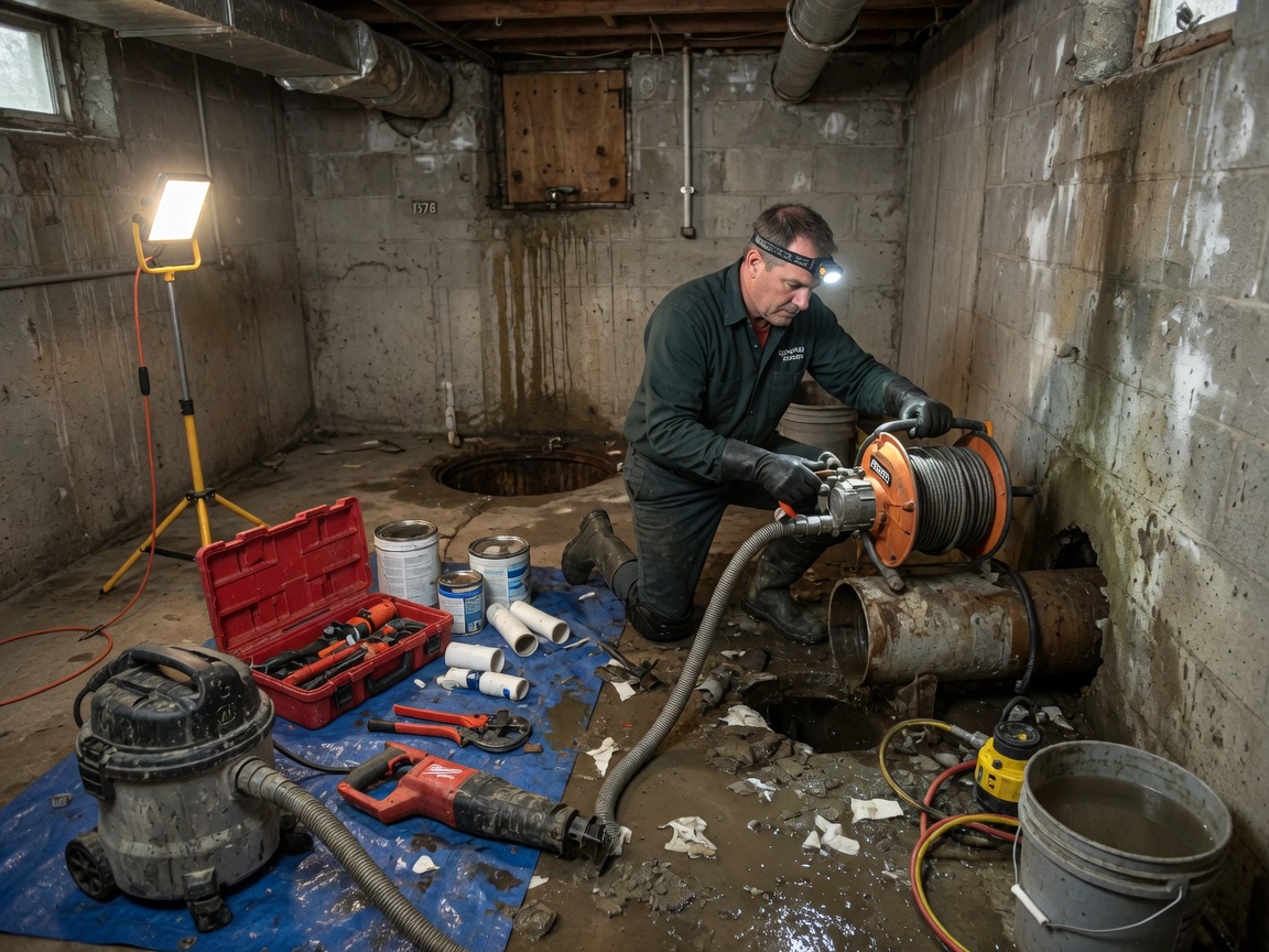 Sewer Backup Plumber in Cardinal Forest