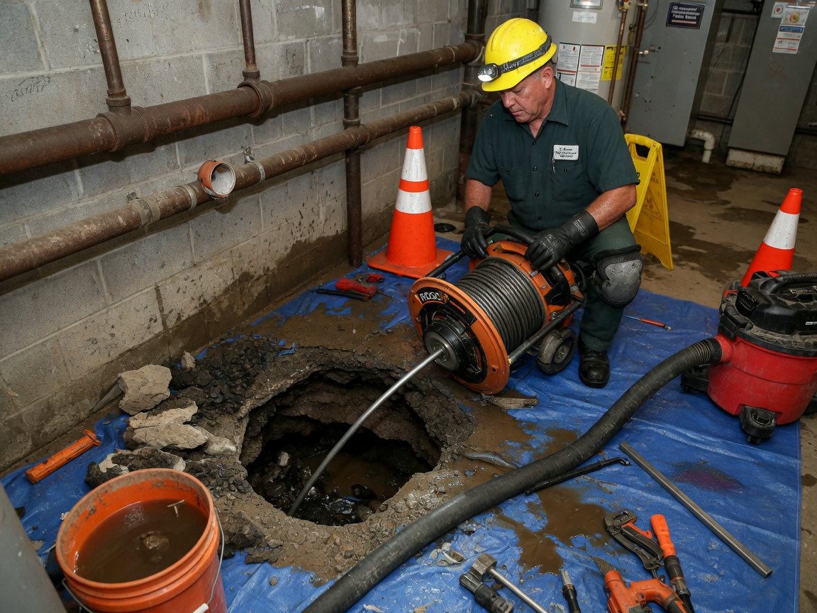 Sewer Backup Plumber in Newington Forest, VA 22153