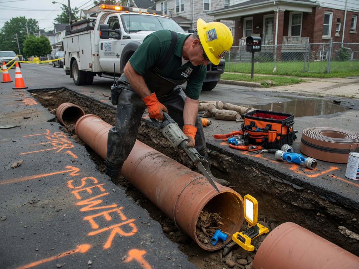 Sewer Backup Plumber in Orange Hunt Estates