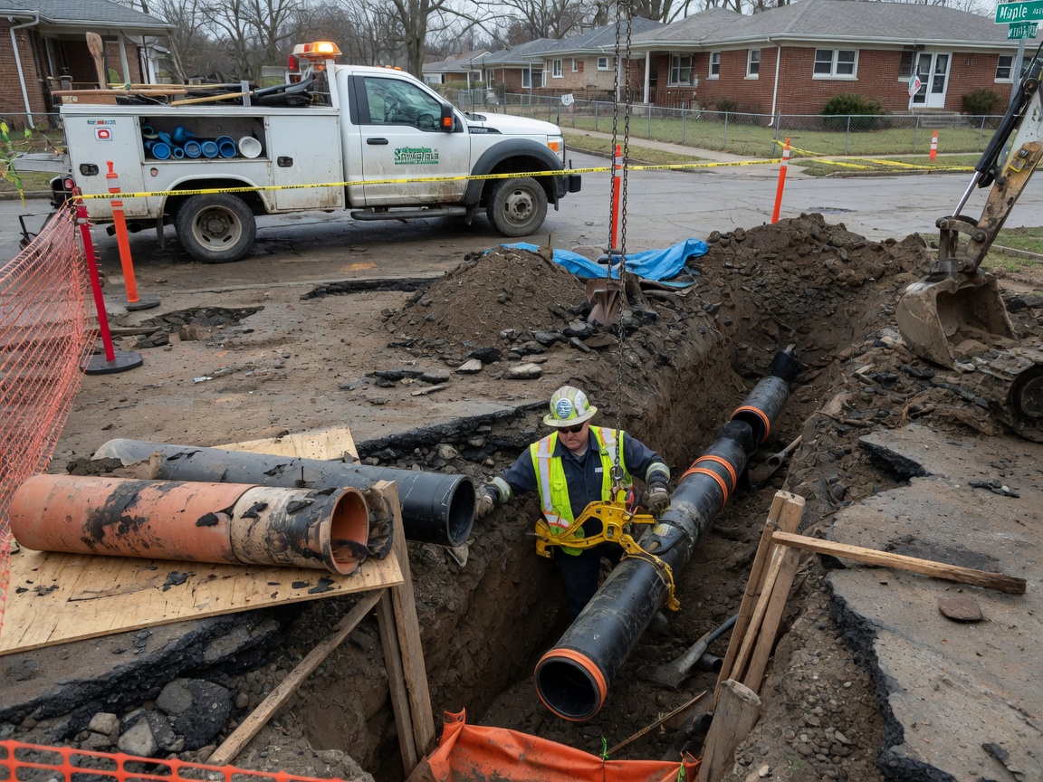 Sewer Line Replacement in Springfield, VA